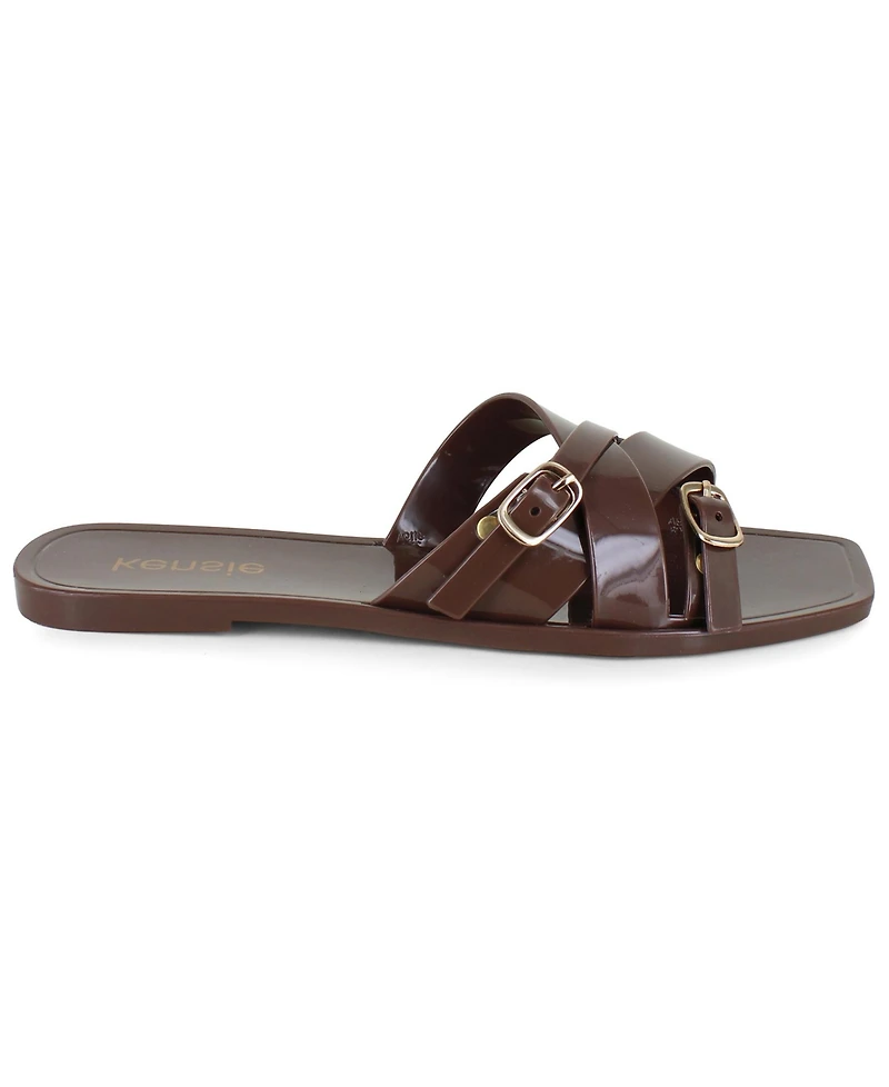 Kensie Women's Jellie Slide Sandal
