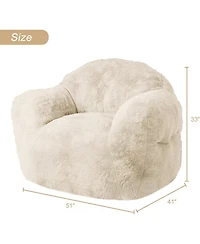 gaomon Large Bean Bag Chair, Adult Bean Bag Couch with Filler Included