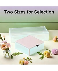 Yigii Handcrafted Glass Jewelry Box with Gradient Design