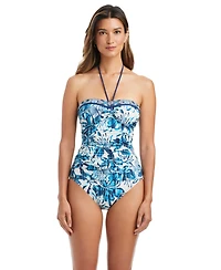 Bleu by Rod Beattie Women's Bandeau Neck Tankini Top