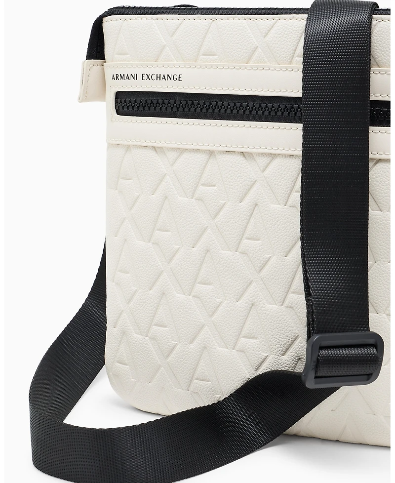A|X Armani Exchange Men's Flat Crossbody Handbag