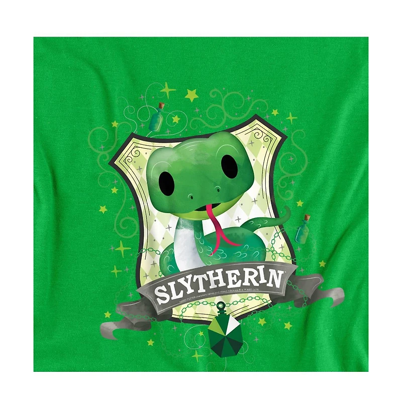 Harry Potter Men's Cute Slytherin Crest T Shirt