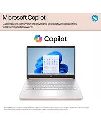 Hp Essential 14 Traditional Laptop 14" Hd Non-touch 60Hz Intel N-Series N150 Intel Graphics 16GB DDR4 128GB eMMC Windows 11 Home