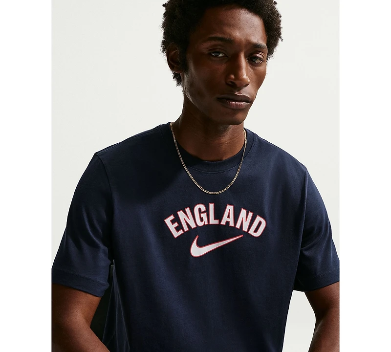 Nike Men's England Crewneck Short-Sleeve Soccer T-Shirt