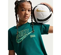 Nike Girls' Brazil Short-Sleeve Soccer T-Shirt