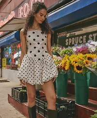 Free People Women's Misty Square Neck Mini Dress