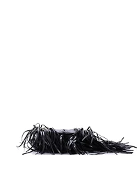 Pre-Owned Balenciaga Xs Le Cagole Giant Studs Fringe Shoulder Bag Leather