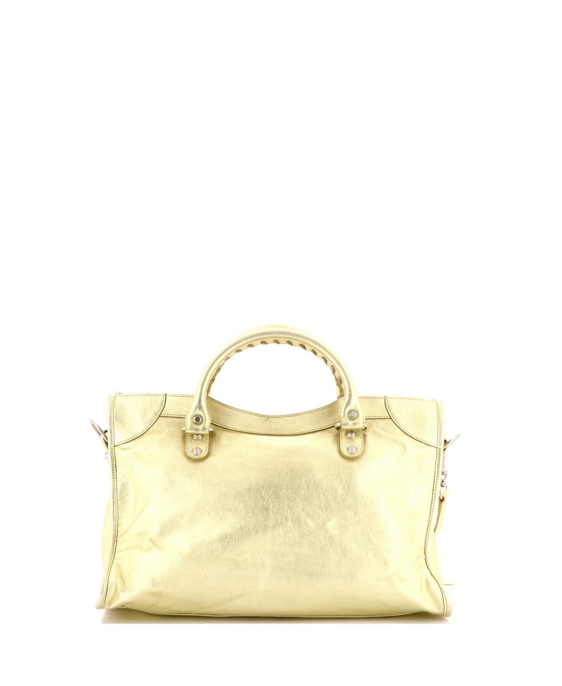 Pre-Owned Balenciaga Medium City Classic Studs Bag Leather