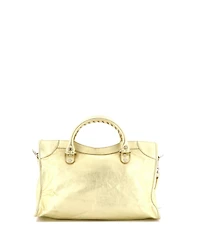 Pre-Owned Balenciaga Medium City Classic Studs Bag Leather