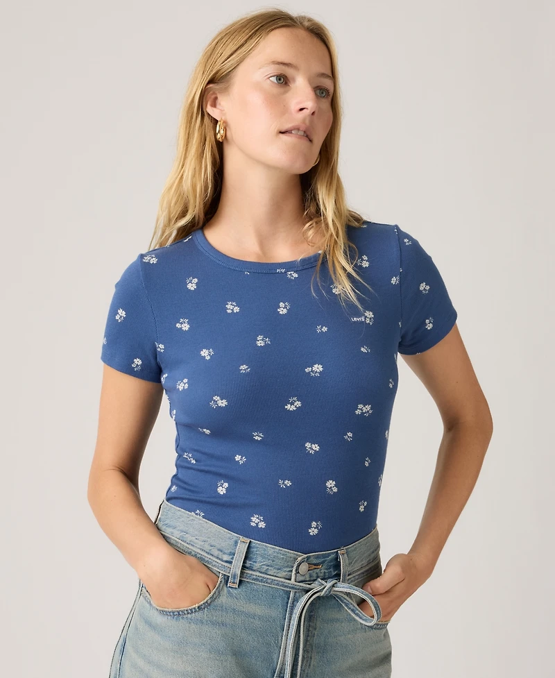 Levi's Women's Hayes Slim-Fit Short-Sleeve Crewneck T-Shirt