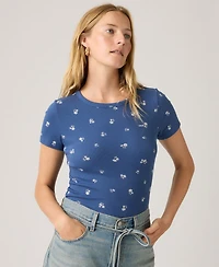 Levi's Women's Hayes Slim-Fit Short-Sleeve Crewneck T-Shirt