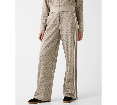 Guess Women's Jacquard Straight Leg Pants