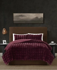 Frye Bubble Faux Fur 2-Pc. Comforter Set, Twin/Twin Xl