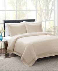 Vince Camuto Classic 400-Thread Count Cotton 3-Pc. Duvet Cover Set