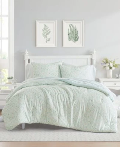 Laura Ashley Quartet Washed Microfiber Comforter Sets