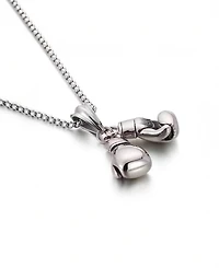 Rhona Sutton Men's Boxing Glove Stainless Steel Pendant Necklace