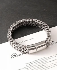 Rhona Sutton Men's Stainless Steel & Titanus Bracelet