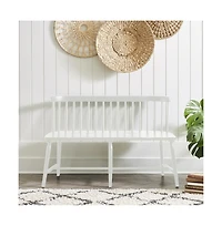 Liberty Furniture Spindle Back Dining Bench - White (Rta) Farmhouse White