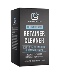 M3 Retainer and Denture Cleaner 120ct