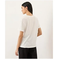 Pact Women's Organic Cotton Featherweight Slub Relaxed Tee