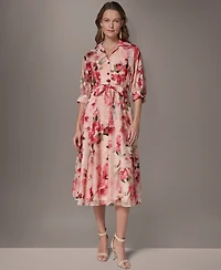 Donna Karan New York Petite Organza Shirt Dress