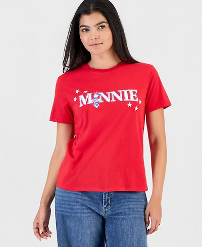 Disney Juniors' Minnie Mouse 4th Of July Graphic Print T-Shirt