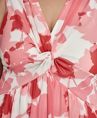 Calvin Klein Plus Printed Maxi Dress