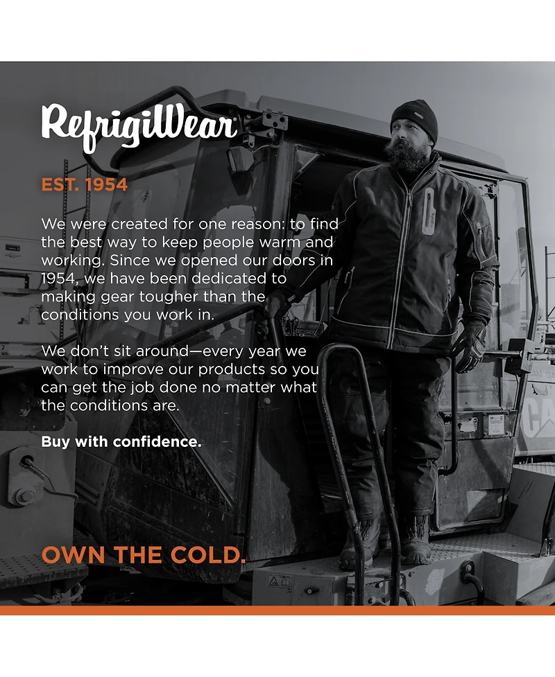 RefrigiWear Big & Tall Extreme Weather Softshell Insulated Jacket