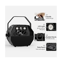 Artudatech 15W Automatic Bubble Machine with Rgb Lights, Remote Control & Adjustable Speed