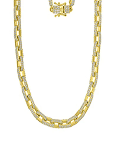 Macy's Cubic Zirconia Paper Clip Chain Necklace