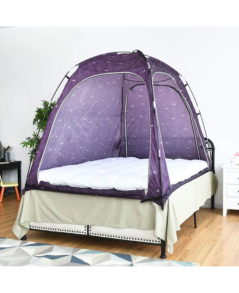 Mecale Indoor Bed Privacy Play Tent with Carry Bag, Kids Canopy Tent