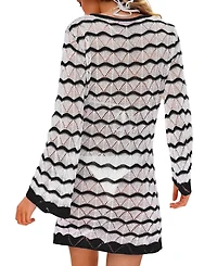 Cupshe Women's Here and Now Striped Cover-Up Dress