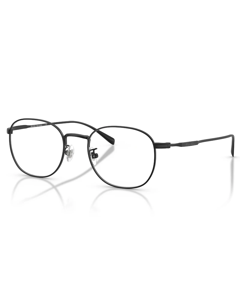 B by Brooks Brothers Men's Round Eyeglasses