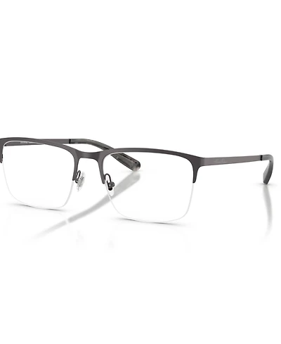 B by Brooks Brothers Men's Rectangle Eyeglasses