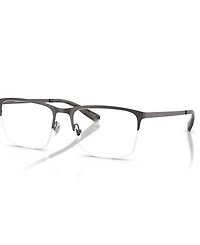 B by Brooks Brothers Men's Rectangle Eyeglasses