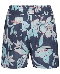 Roxy Girls' 7-16 Smocked Elastic Waistband Shorts