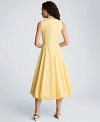 Kenneth Cole Women's Bubble Hem Midi Dress