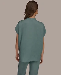 Donna Karan Weekend Women's V-Neck Top