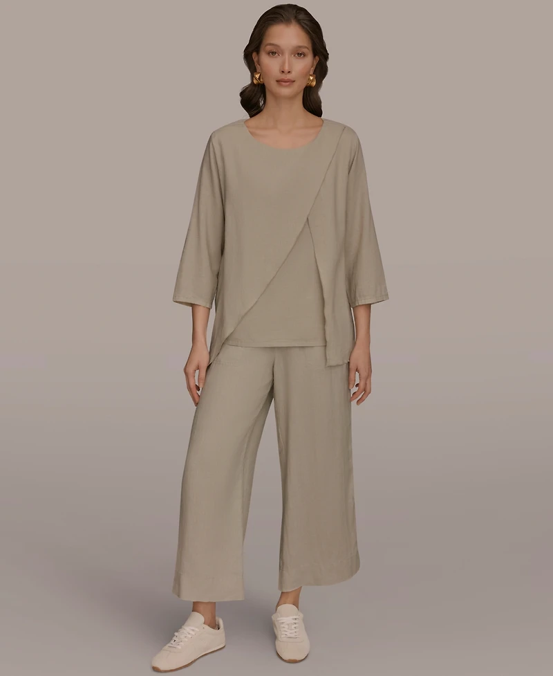 Donna Karan Weekend Women's Boat Neck Blouse