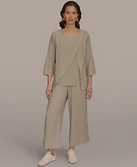 Donna Karan Weekend Women's Boat Neck Blouse
