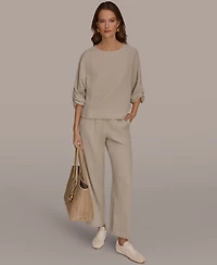 Donna Karan Weekend Women's Boat Neck Blouse