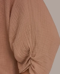 Donna Karan Weekend Women's Boat Neck Blouse