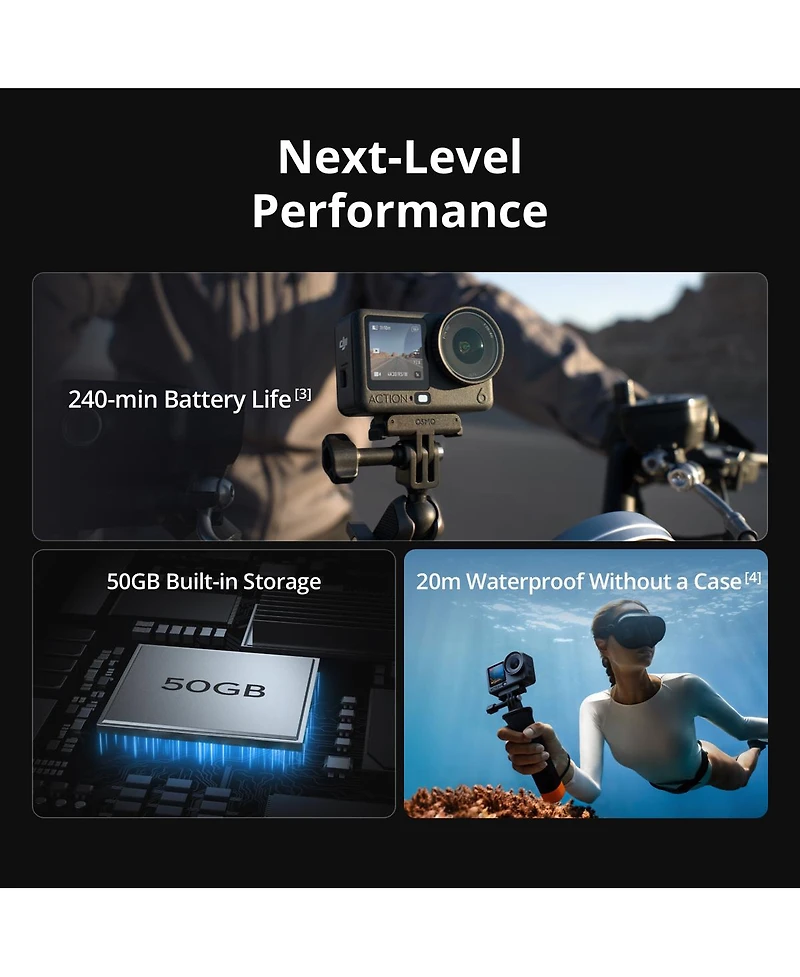 Dji Osmo Action 6 Camera Adventure Combo