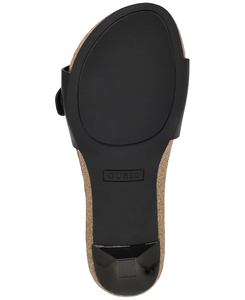 Guess Women's Dexta Ornamented Slip-On Sandals