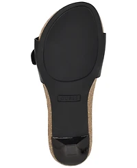 Guess Women's Dexta Ornamented Slip-On Sandals