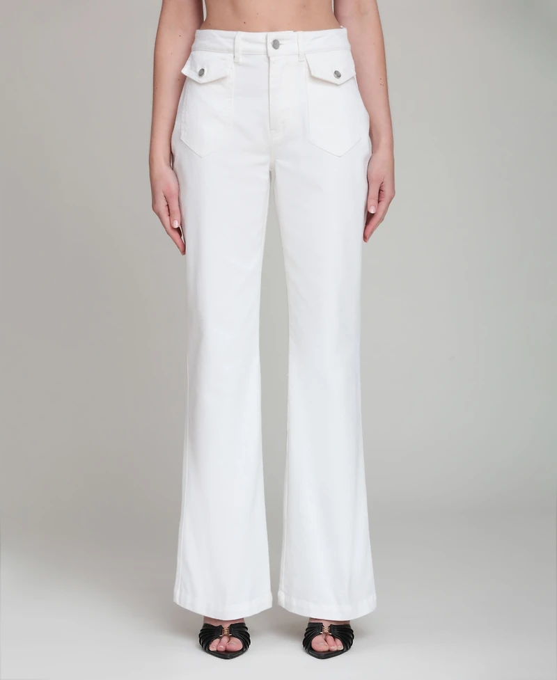 Avec Les Filles Women's High-Rise Wide-Leg Jeans