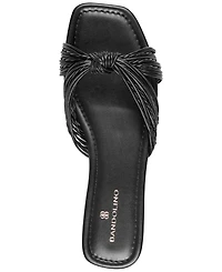 Bandolino Women's Sella Knotted Slip-On Flat Sandals
