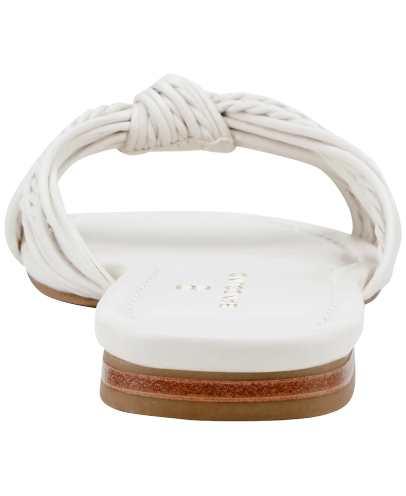 Bandolino Women's Sella Knotted Slip-On Flat Sandals