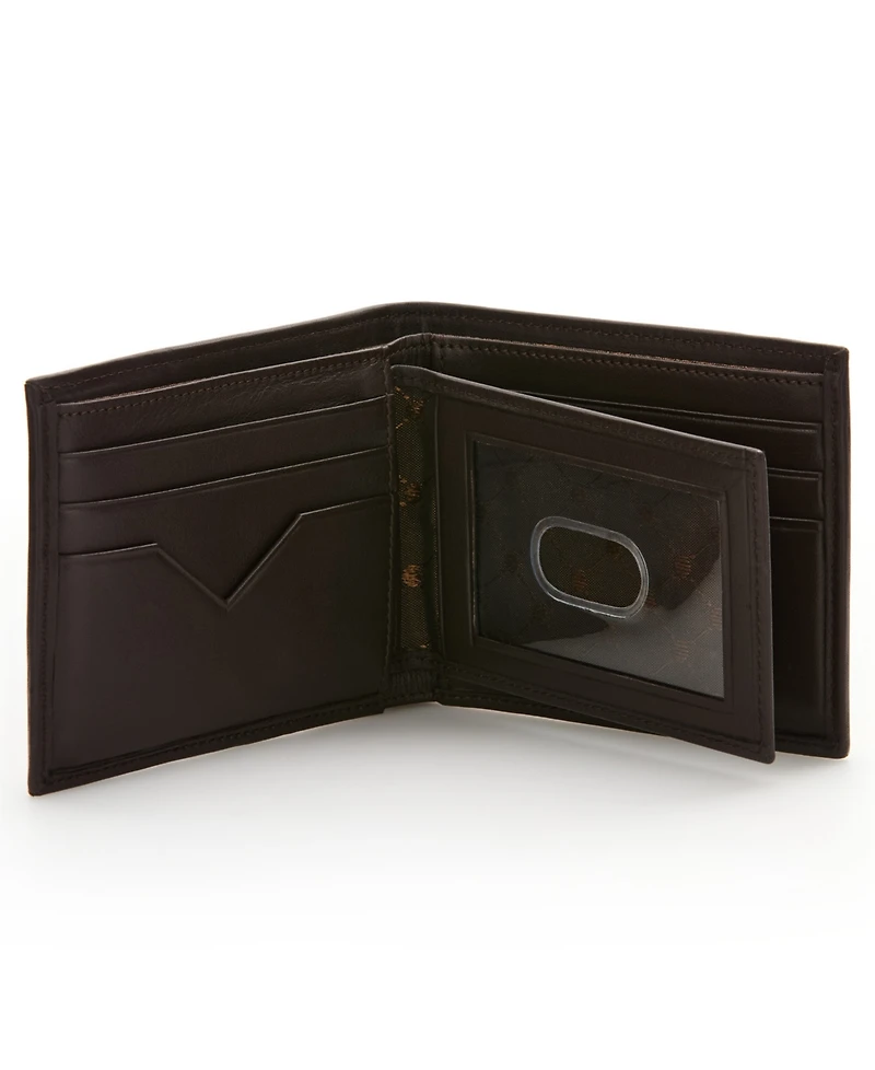 Perry Ellis Portfolio Men's Ombre Horizon Leather Wallet