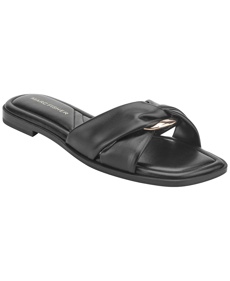 Marc Fisher Women's Fida Slip-On Flat Sandals